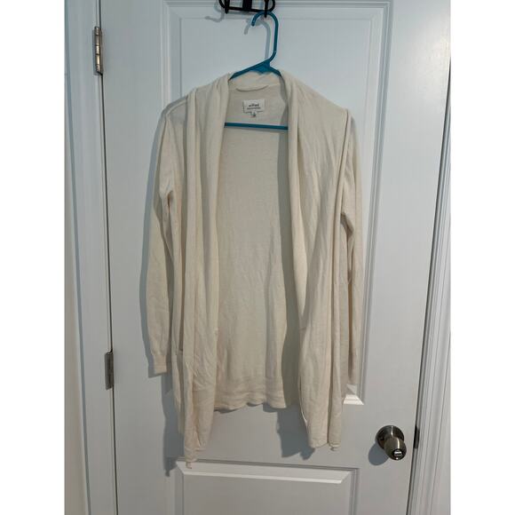 Wilfred Aritzia Silk & Cashmere Blend Open Front Cardigan – Size M - Picture 1 of 6